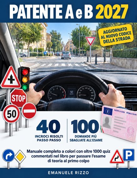 Copertina del libro Patente A e B 2027